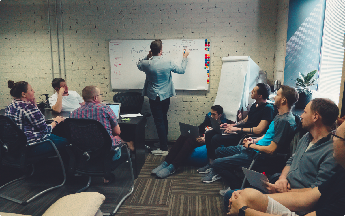 Team on a planning